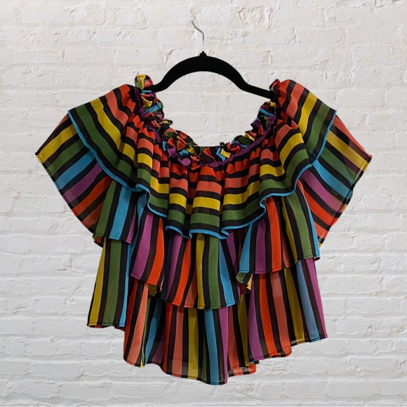 26. WAYF🌈Crop Top AND🌈Tie-Dyed Bandana - Bundle! - Picture 3 of 8